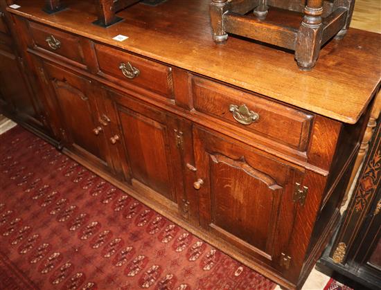 Oak dresser base